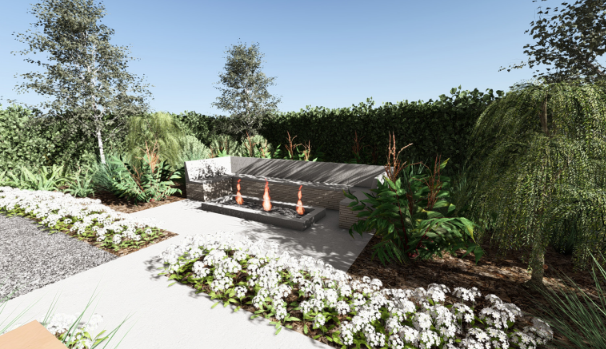 3D Design Rendering Half Property