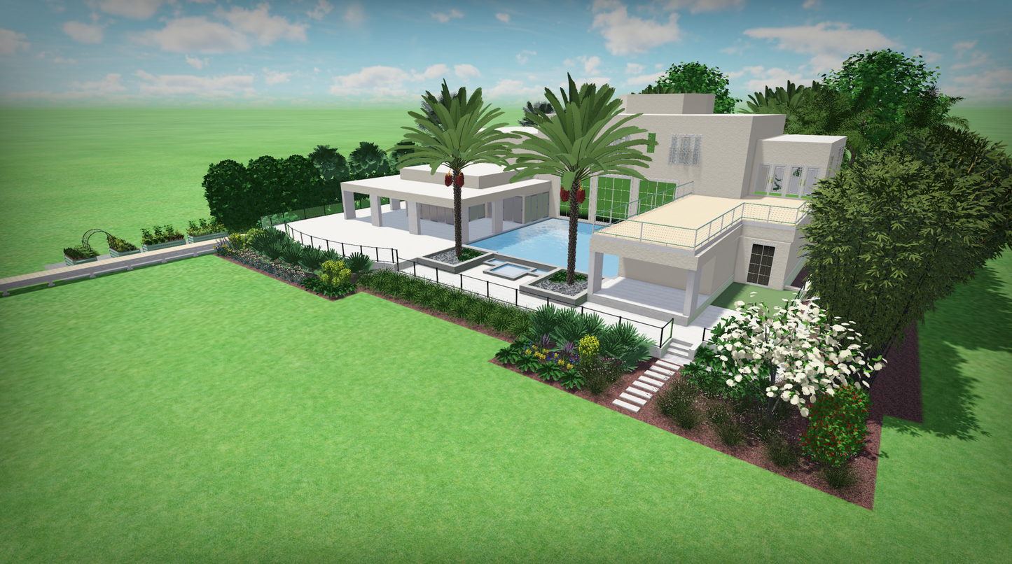 3D Design Rendering Full Property