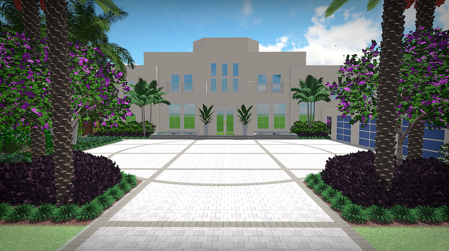 3D Design Rendering Full Property